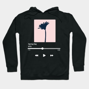 BTS Spring Day Music Player Hoodie